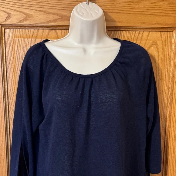 CROSBY by Mollie Burch Navy Blouse - Picture 5 of 5
